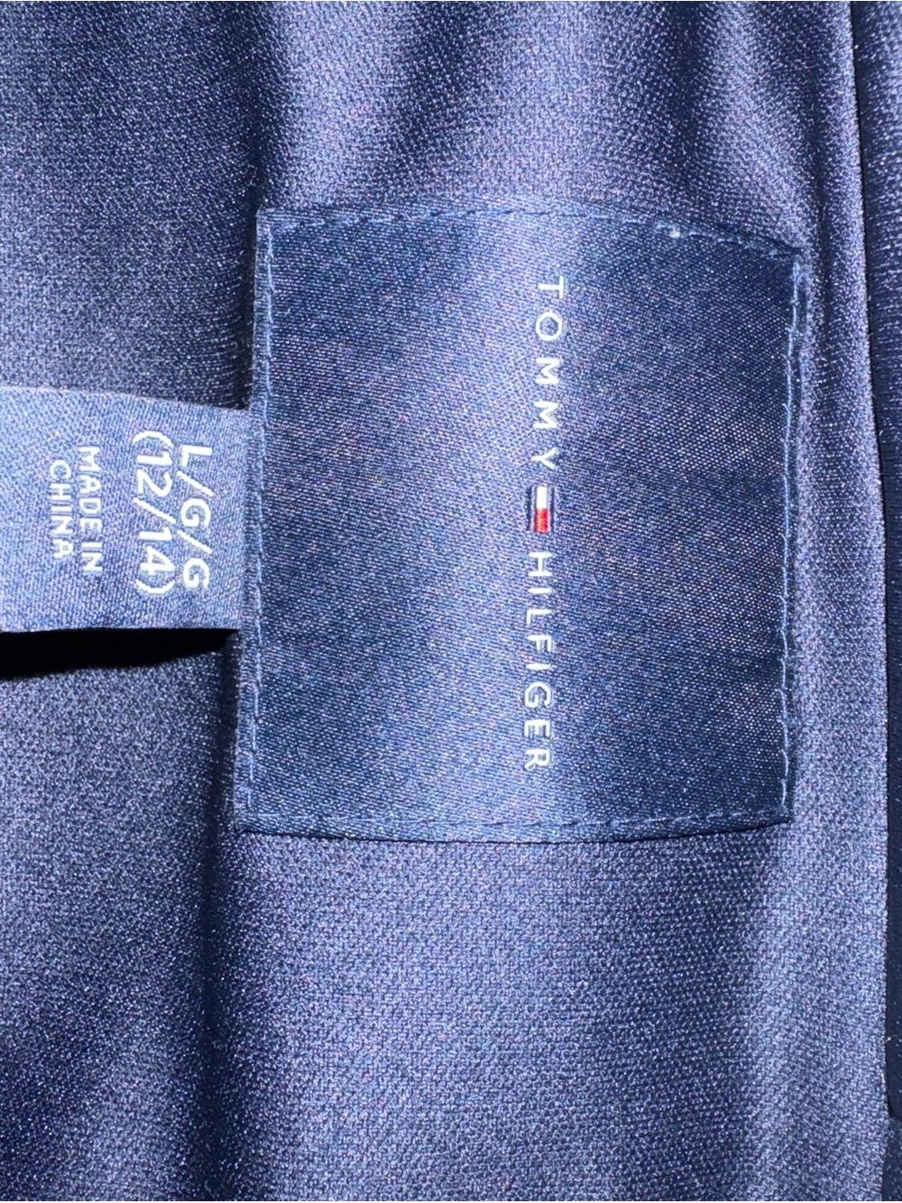 Tommy Hilfiger Dark Navy Jacket with Signature Flag